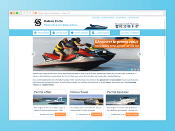 Satellite Mer | Permis bateau Rouen