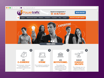 Powertrafic - Site d’agence marketing