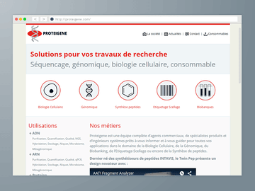 Proteigene - Solutions de recherche en sciences biologiques