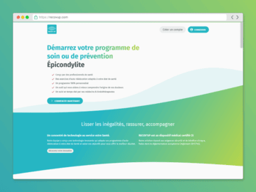 Recovup - Web App pour la santé