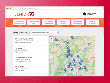 Senior76 - Plateforme pour séniors